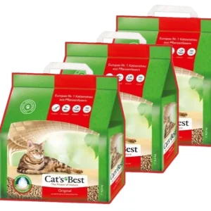 JRS Cats Best Eko Plus - Żwirek Drewniany Zbrylający 3x (10l / 4,3kg)