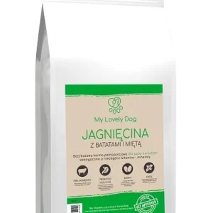 Karma bezzbożowa dla psa Jagnięcina z miętą 2kg