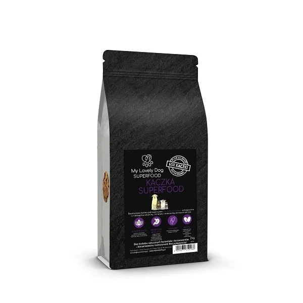 Karma bezzbożowa dla psa Kaczka Superfood monobiałkowa 2 kg