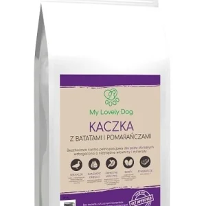 Karma bezzbożowa dla psa Kaczka z pomarańczami 12kg