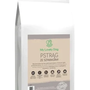Karma bezzbożowa dla psa Pstrąg ze szparagami formuła senior & light 2 kg