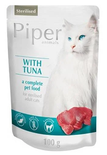 Karma dla kota sterylizowanego Piper z tuńczykiem 100g