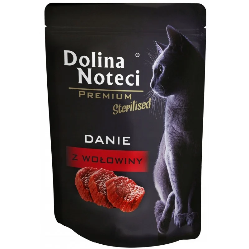 Karma mokra dla kota Dolina Noteci wołowina 85g