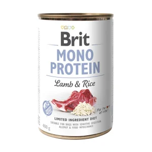 Karma Mokra dla Psa Brit Care Monoproteinowa Jagnięcina z Ryżem 400g