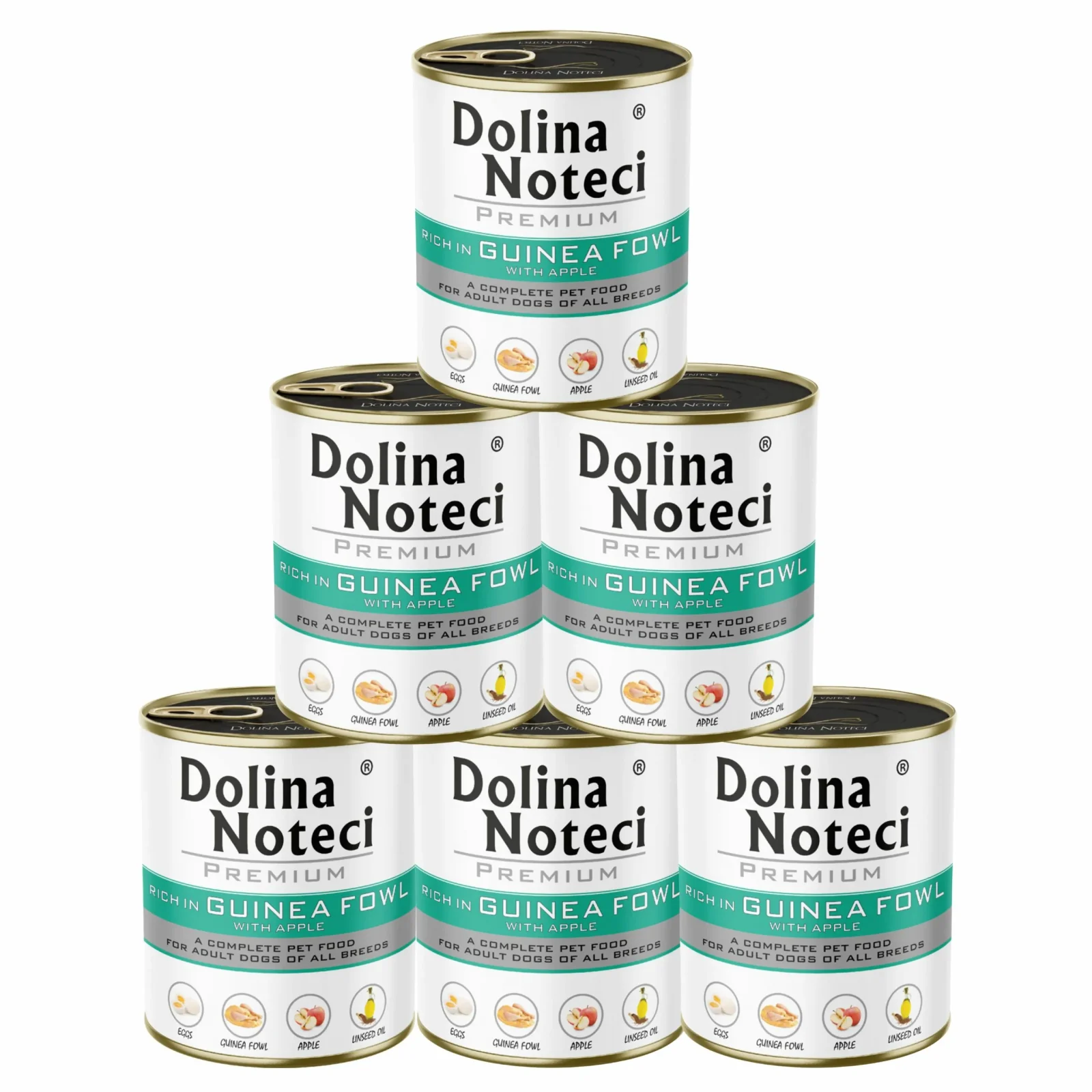 Karma mokra dla psa Dolina Noteci Premium Perliczka z jabłkiem 6x800g