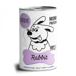 Karma Mokra dla Psa Pepe Monoproteinowa Królik 400g x6