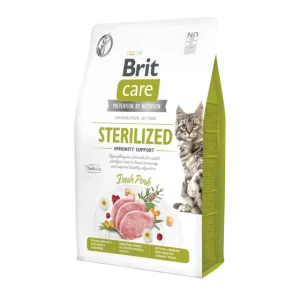 Karma Sucha dla Kota Sterylizowanego Brit Care Immunity Wieprzowina