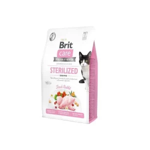 Karma Sucha dla Kota Sterylizowanego Brit Care Sensitive Królik