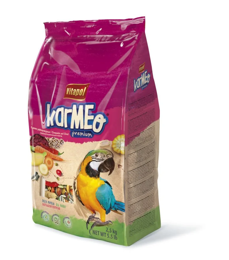 KARMEO PREMIUM KARMA PEŁNOPORCJOWA DLA DUŻEJ PAPUGI 2,5KG - Image 2