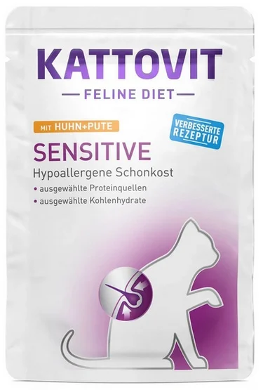 KATTOVIT sasz.85g SENSITIVE KURA INDYK /24