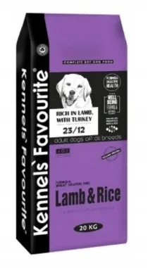 KENNELS’ FAVOURITE LAMB & RICE 20 kg 23/12