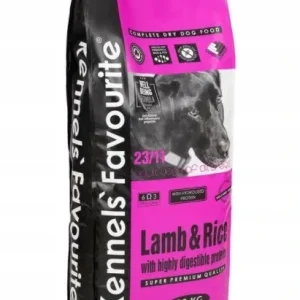KENNELS’ FAVOURITE LAMB & RICE 20 kg 24/12 sucha karma z jagnięciną Pies Dorosły