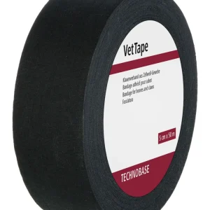 Kerbl Bandaż do racic VetTape, samoprzylepny, 50 m x 50 mm, czarny