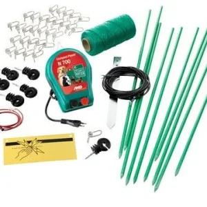 KERBL Ogrodzenie elektryczne dla psów z elektryzatorem N700 HOBBYSET