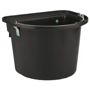 KERBL Pojemnik na paszę z zawiesiem, 12 l, czarny
