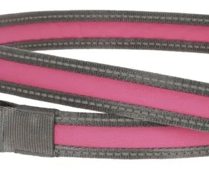KERBL Smycz podświetlana Light & Reflex, 120 cm x 25 mm, różowa