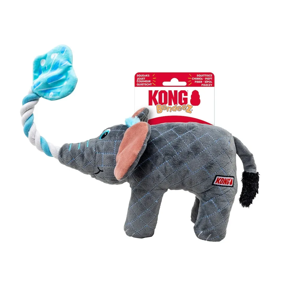 KONG Bendeez Elephant – zabawka dla psa L