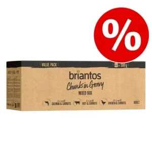Korzystny zestaw Briantos Chunks w sosie, 44 x 100 g