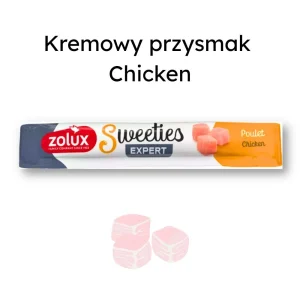 Kremowy przysmak dla psa SWEETIES z kurczakiem 14 g – smakowita przekąska w tubce