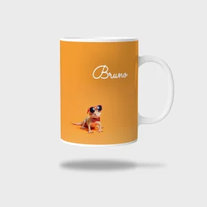 Kubek ceramiczny biały z nadrukiem 330ml JASZCZURKA