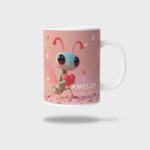 Kubek ceramiczny biały z nadrukiem 330ml MODLISZKA