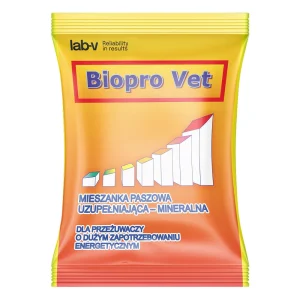 Lab-v Biopro Vet - Mieszanka Paszowa Uzupełniająca Mineralna Dla Przeżuwaczy O Dużym Zapotrzebowaniu Energetycznym 120g