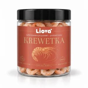Liova cała Krewetka 40 g – liofilizowany przysmak dla psa i kota