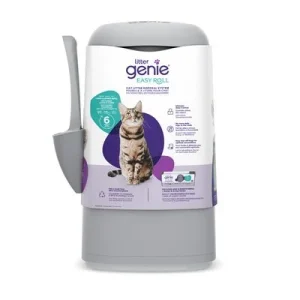 Litter Genie EasyRoll pojemnik na zużyty żwirek, szary