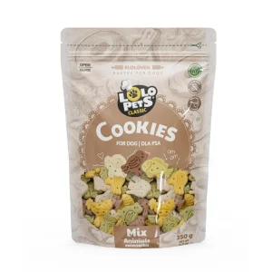 LOLO PETS Ciastka zwierzątka Mix dla psa 350g