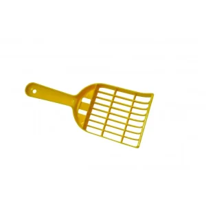 Lolo Pets Łopatka do kuwety, plastikowa, żółta 25x10cm