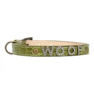 Lolo Pets OBROŻA DLA PSA “WOOF” S ZIELONA