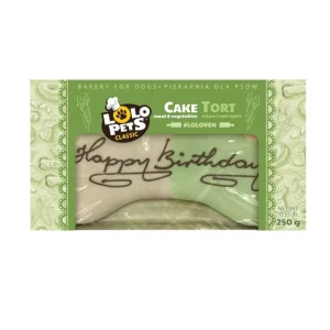 LOLO PETS Tort dla psa "Happy Birthday" smak mięsno-warzywny 250g