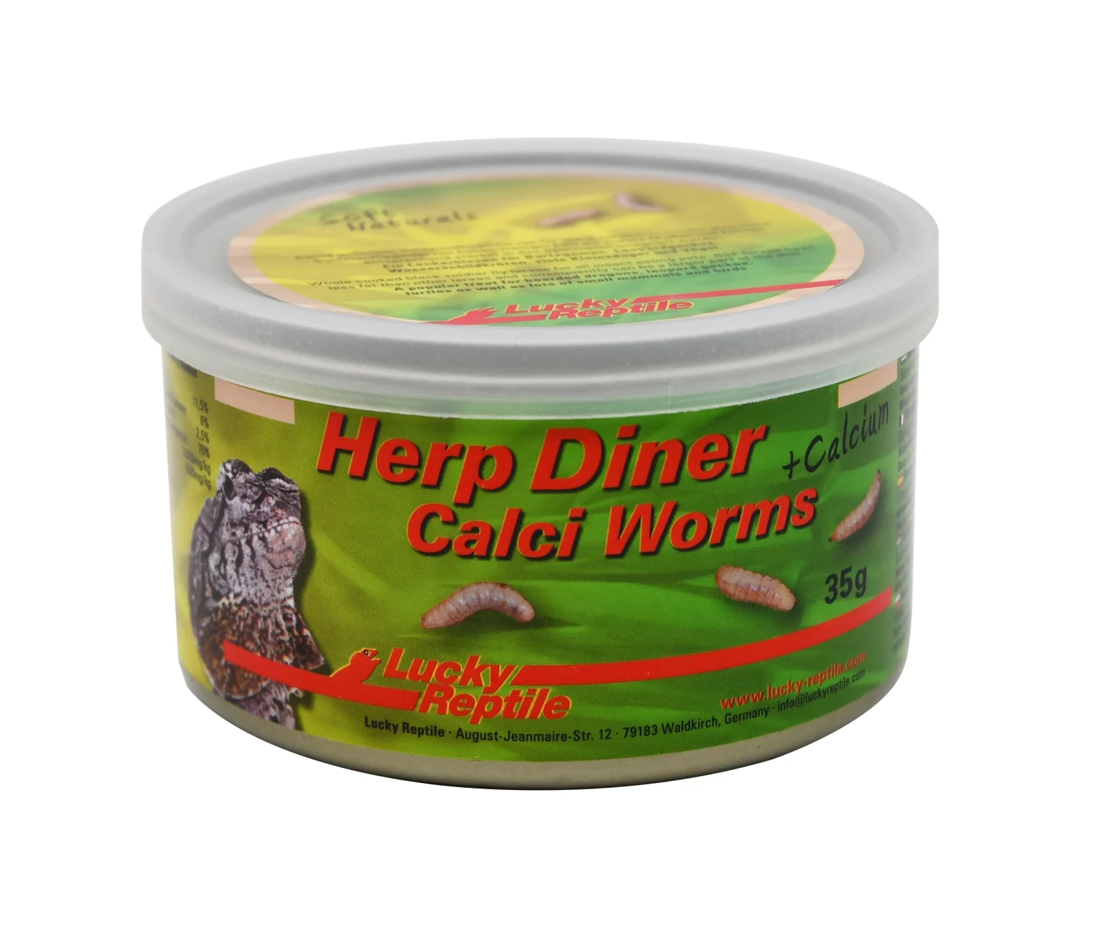 LUCKY REPTILE Calci Worm – hermetia z sepią (35g)