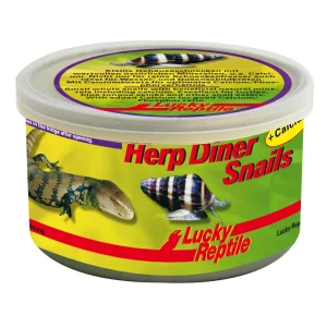 LUCKY REPTILE Herp Diner Snails – ślimaki w skorupach (35g) +sepia