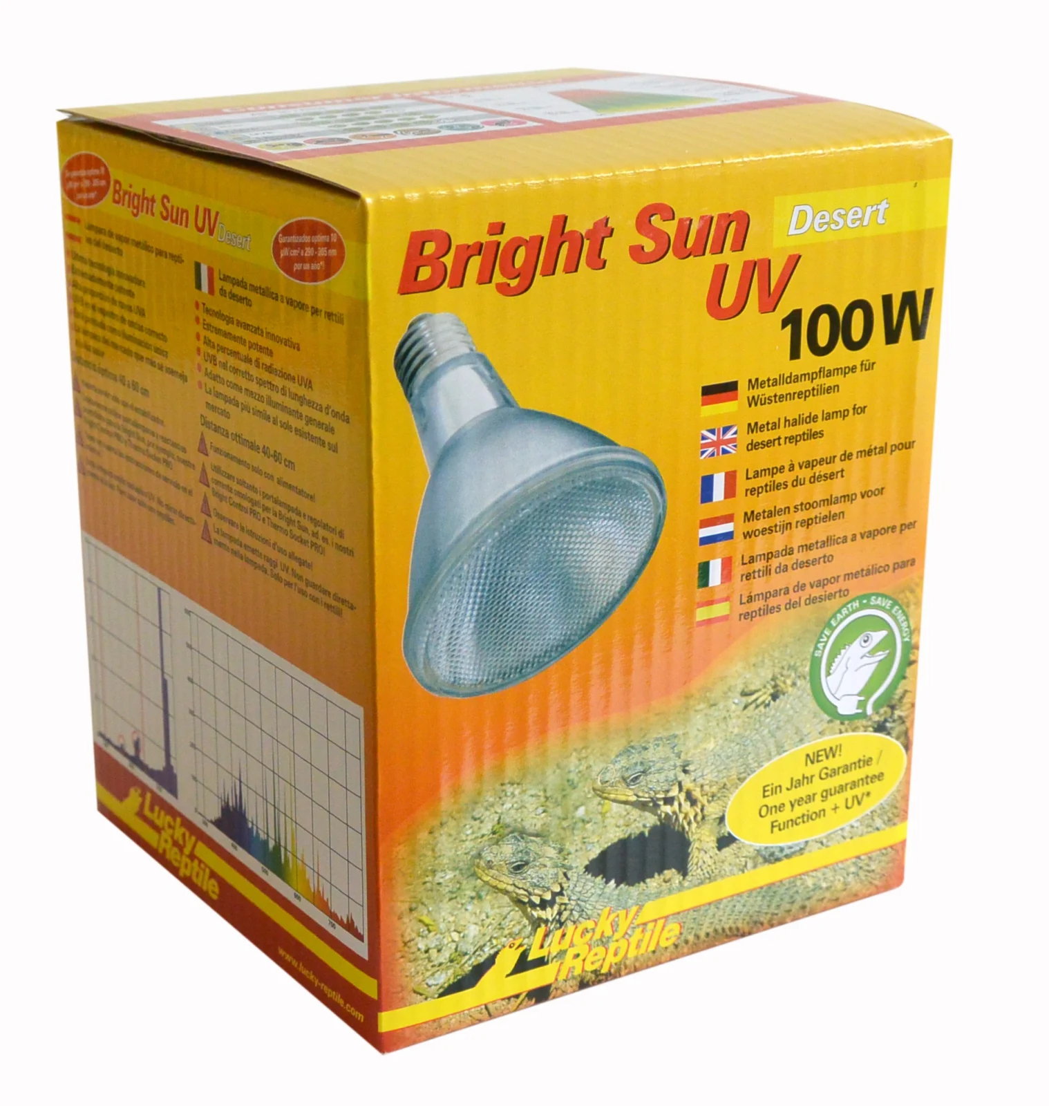LUCKY REPTILE HID Metahalogen BrightSun Desert 100W (par 30) + balast stały