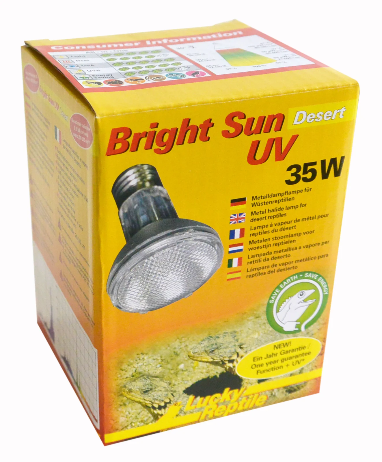 LUCKY REPTILE HID Metahalogen BrightSun Desert 35W Mini (par 20)+balast stały