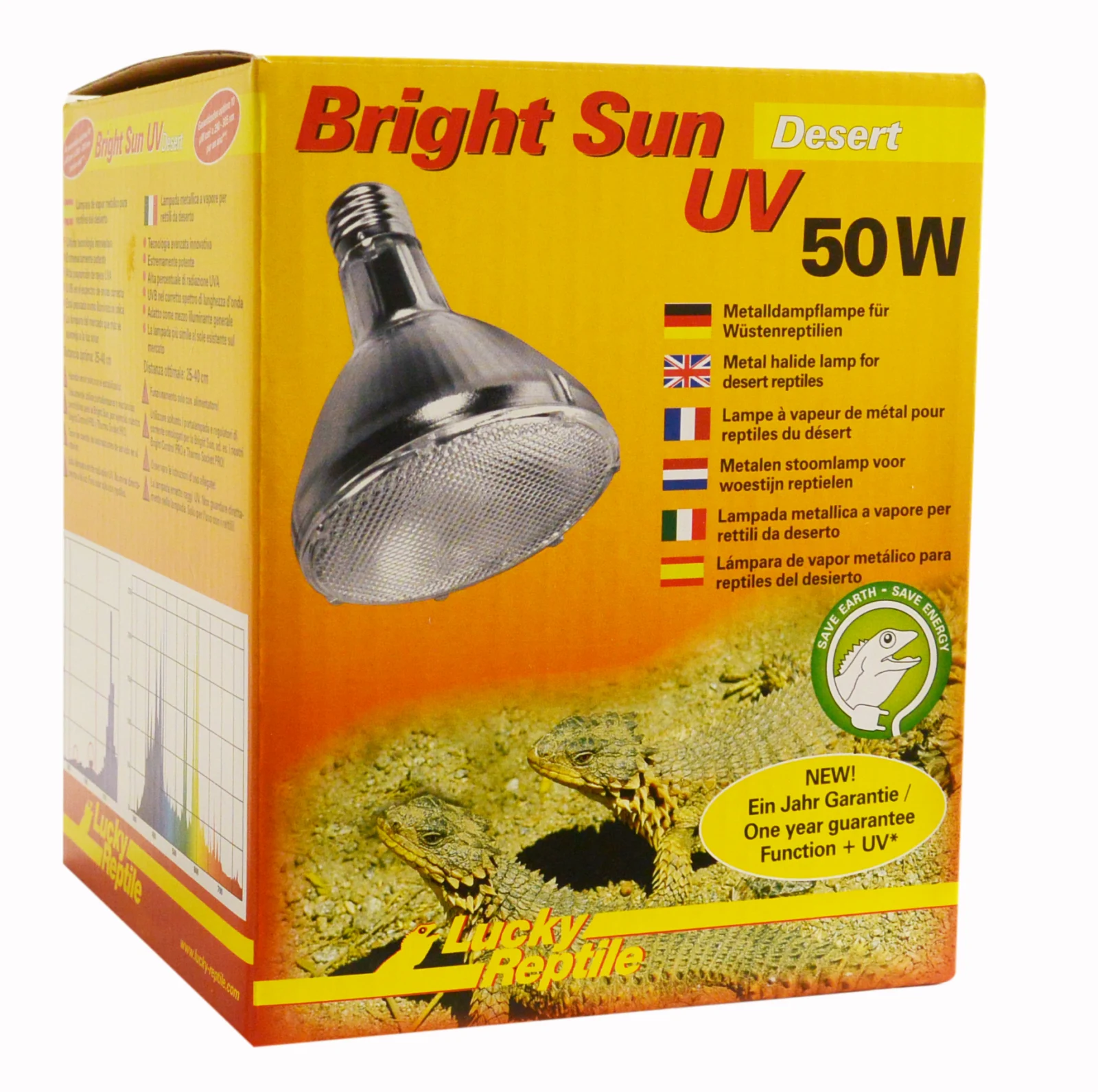 LUCKY REPTILE HID Metahalogen BrightSun Desert 50W (par 30)+balast stały
