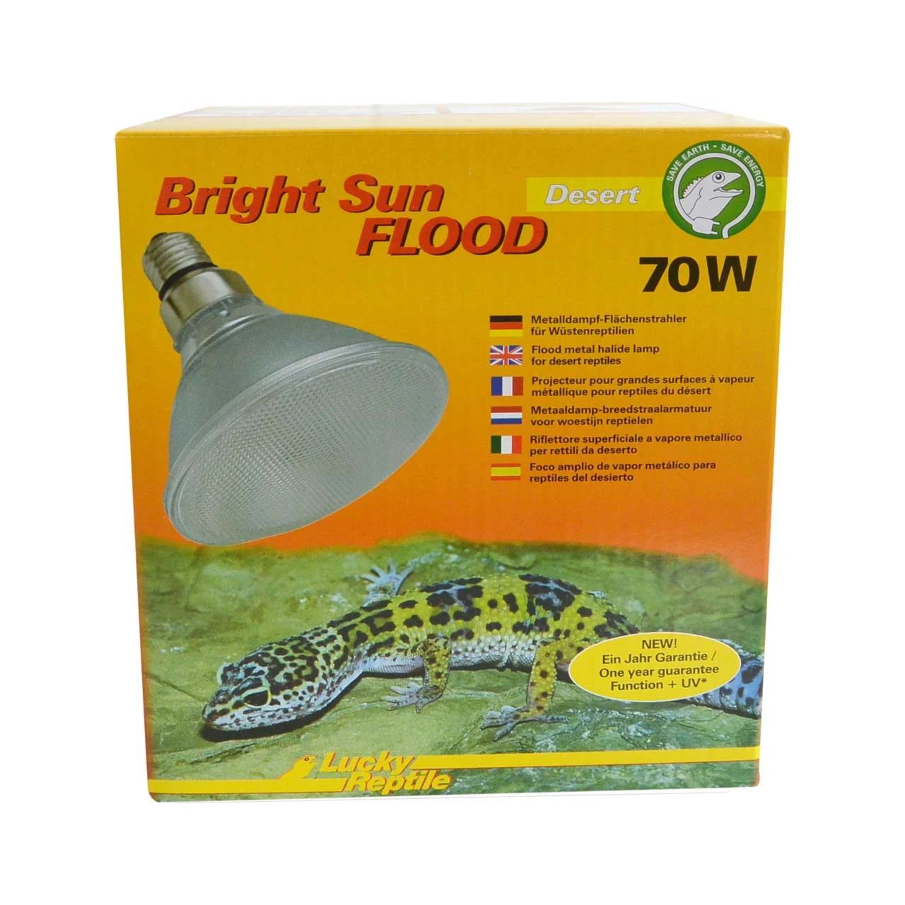 LUCKY REPTILE HID Metahalogen BrightSun Desert 70W Flood (par 38)