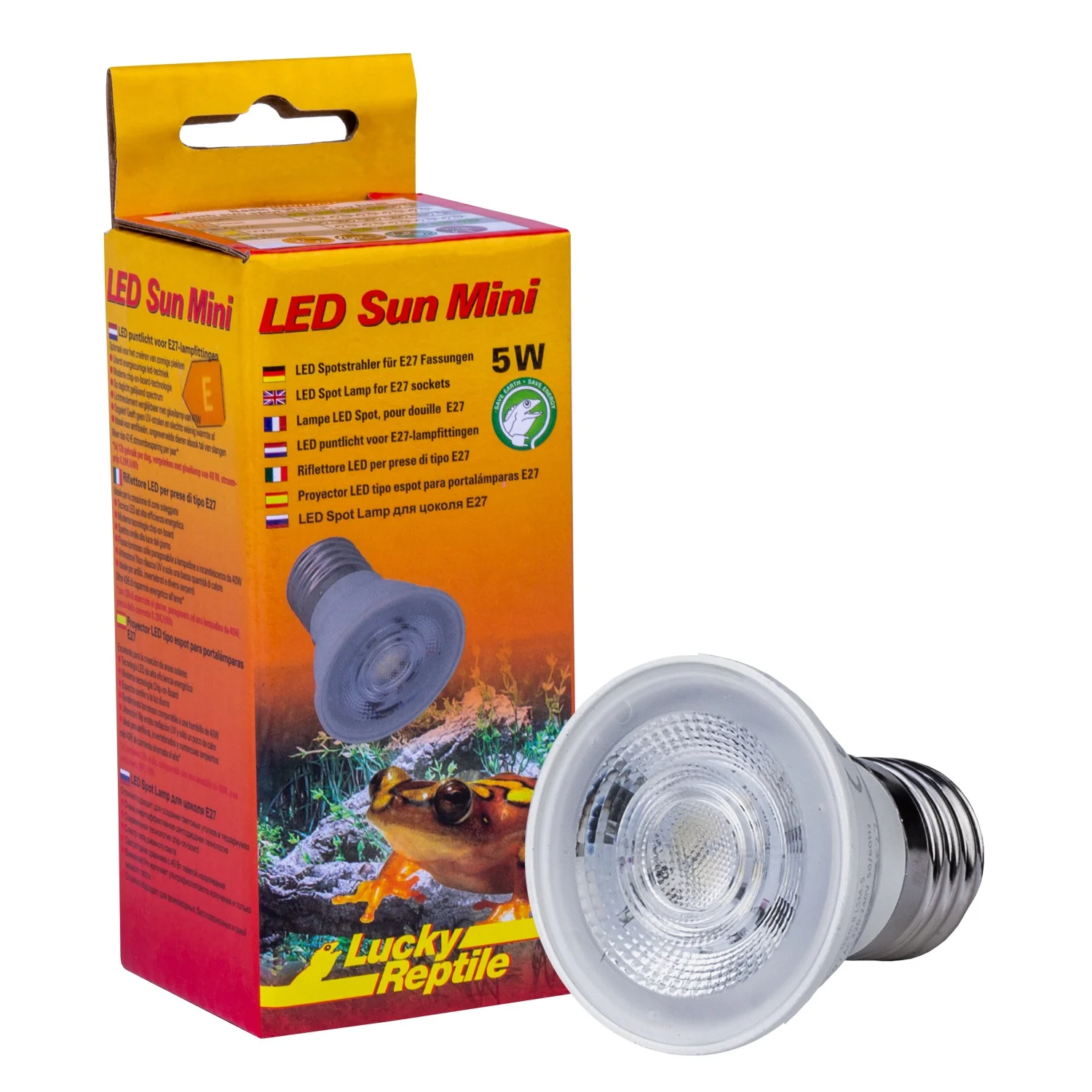 LUCKY REPTILE LED Sun Mini 5W – niewielki reflektor LED E27