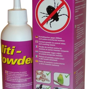 LUCKY REPTILE Miti-Powder przeciw roztoczom i kleszczom