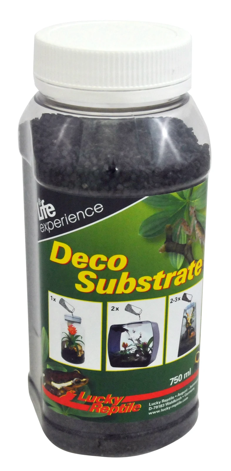 LUCKY REPTILE podłoże MINI 0,75L – Basalt Black – żwir bazaltowy