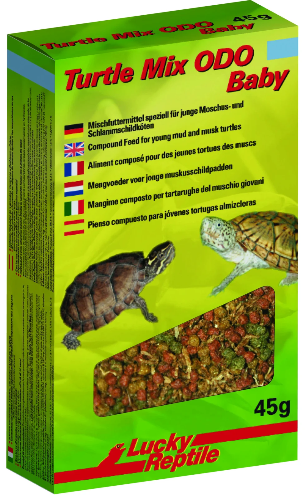 LUCKY REPTILE Turtle Mix ODO Baby pokarm dla młodych żółwi wonnych (45g)