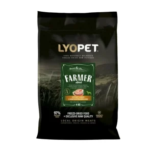 Lyopet Farmer Dziki łosoś z krylem – karma sucha dla psa 4kg