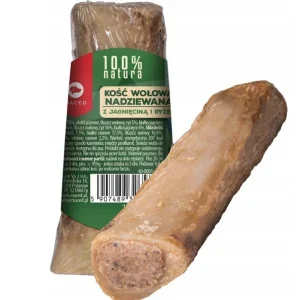 Maced 100% Natura Kość wołowa nadziewana jagnięciną i ryżem 150 g