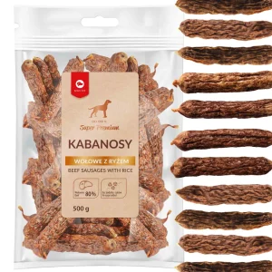 Maced Kabanosy wołowe z ryżem 500g