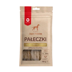 MACED Pałeczki z królika z jabłkiem i burakiem 100g