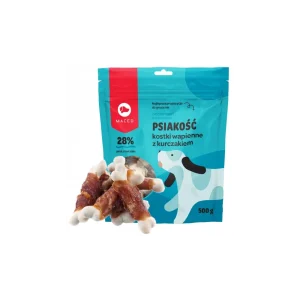 Maced PsiaKość kostki wapienne oblane kurczakiem 500g