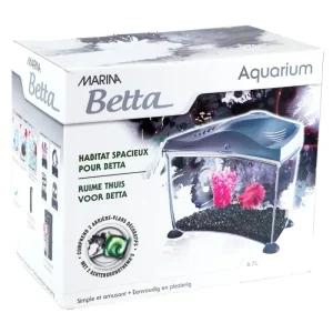 MARINA Zestaw akwarium Marina Betta 6,7L, czarny