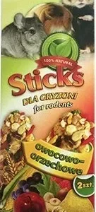 Megan Sticks dla gryzoni owocowo-orzechowe 2szt [ME163]