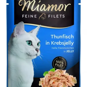 Miamor Feine Filets - mokra karma dla kota tuńczyk w galarecie z kraba 100g